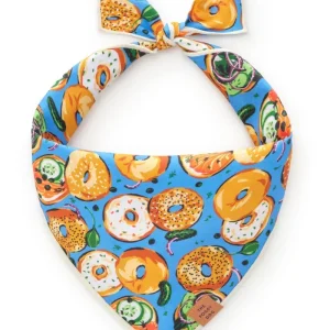 Bagels and Schmear Dog Bandana