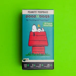 Peanuts! Poop Bags (Unscented, 8 Rolls)