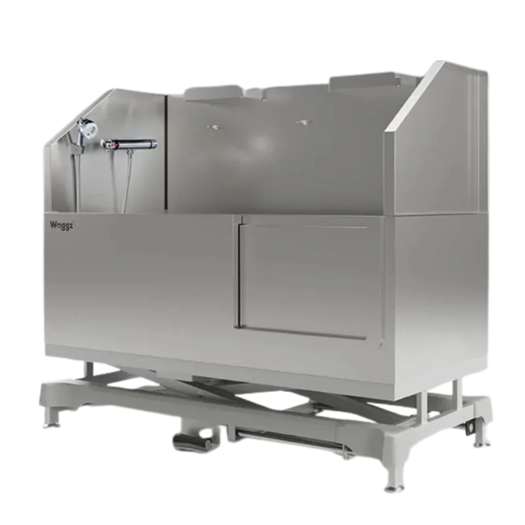 50" Dog Grooming Electric Tub with Lift-up Door White by Waggz - Image 2