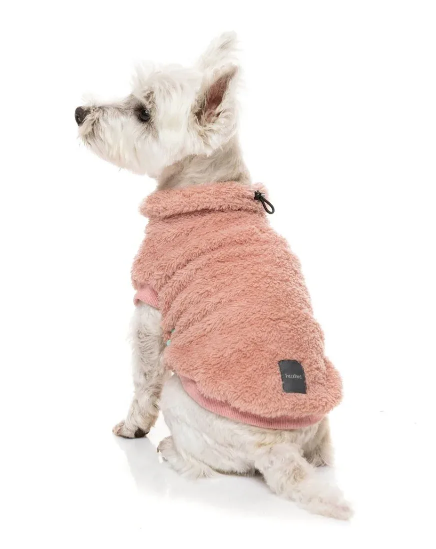 Turtle Teddy Winter Pullover in Blush <>