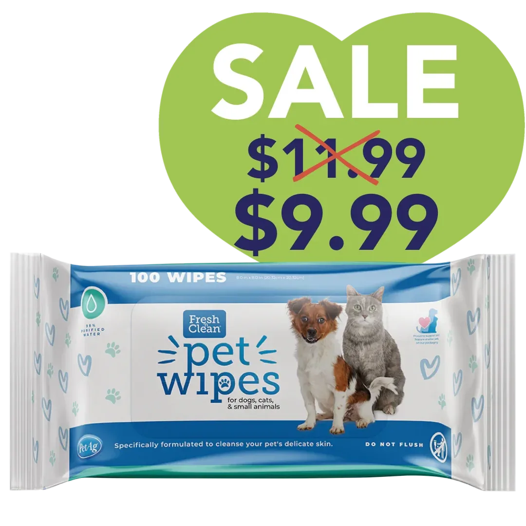 Pet Wipes 100 count by Fresh 'n Clean