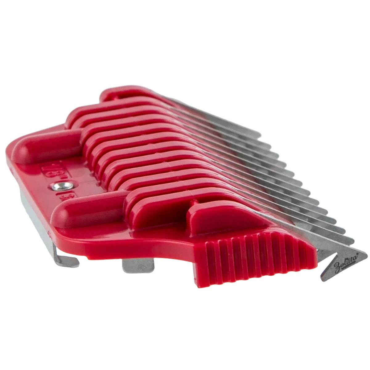 #5 1/8" Maroon Wide Attachment Comb 3mm by Zolitta - Image 2