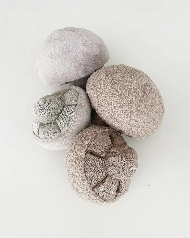 Button Mushroom Squeaky Plush Dog Toy (FINAL SALE) - Image 2
