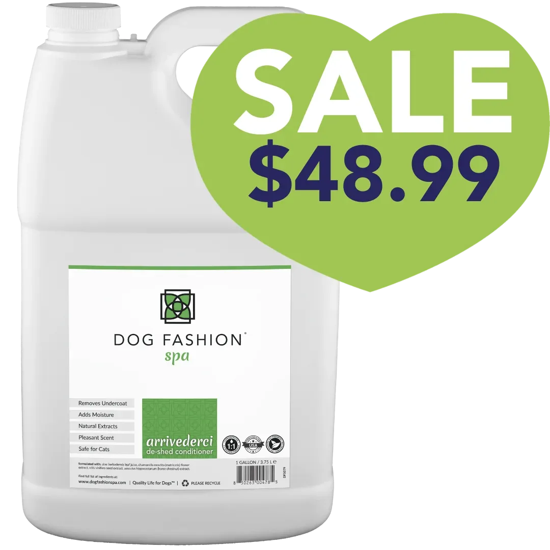 Arrivederci De-Shedding Conditioner Gallon by Dog Fashion Spa