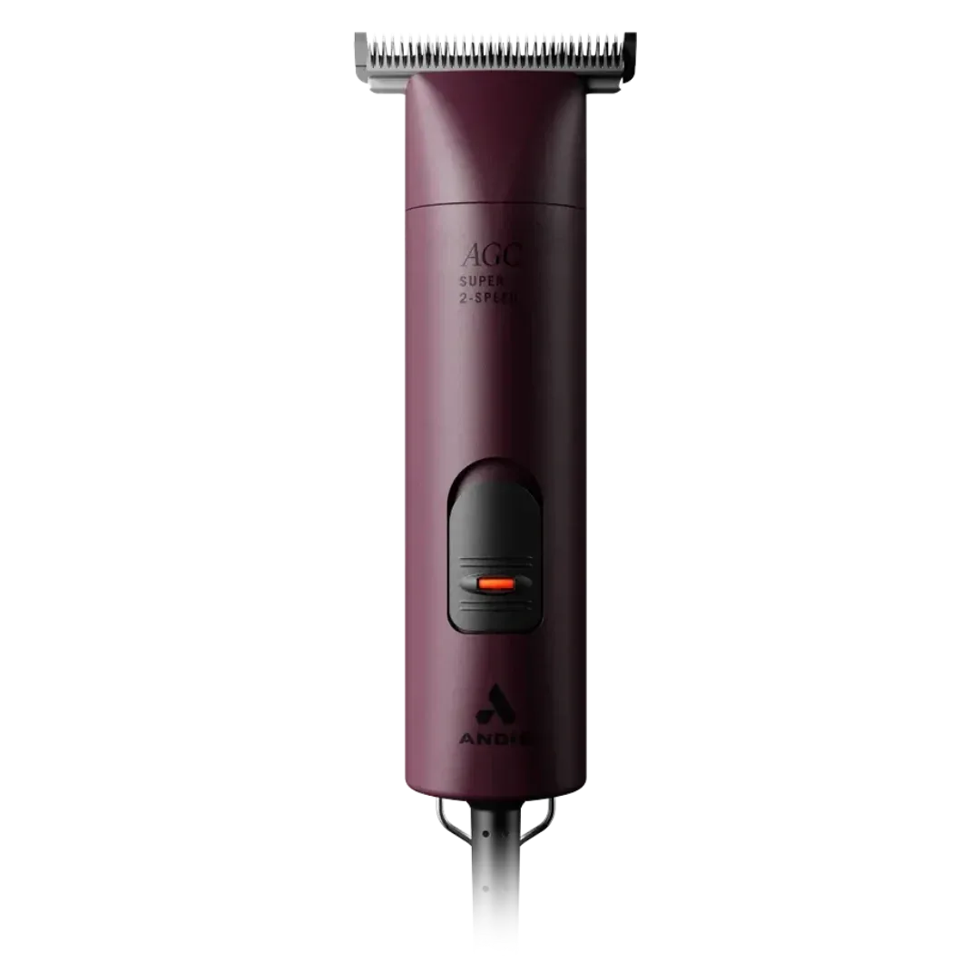 AGC Super 2-Speed Clipper Maroon with T-84 Detachable Blade by Andis