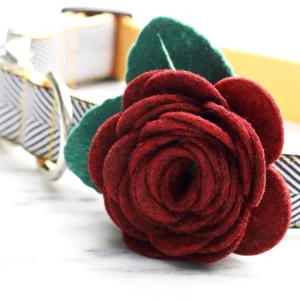 Sienna Rose Dog Collar Flower (Made in the USA)