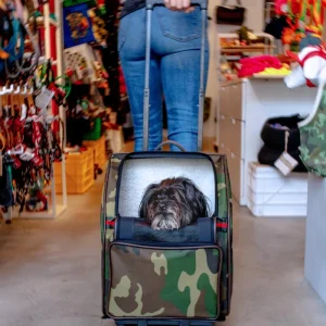 Rio Pet Bag On Wheels in Camo
