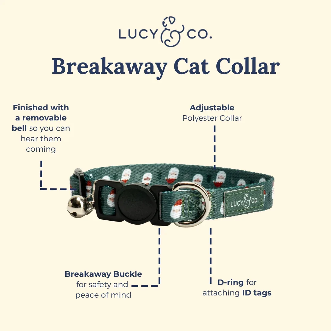 Santa Land Breakaway Cat Collar - Image 2