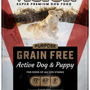 VICTOR Purpose Grain-Free Active Dog & Puppy Dry Dog Food, Beef, 30 lb