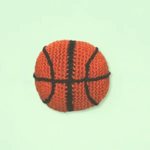 Basketball Knit Dog Toy