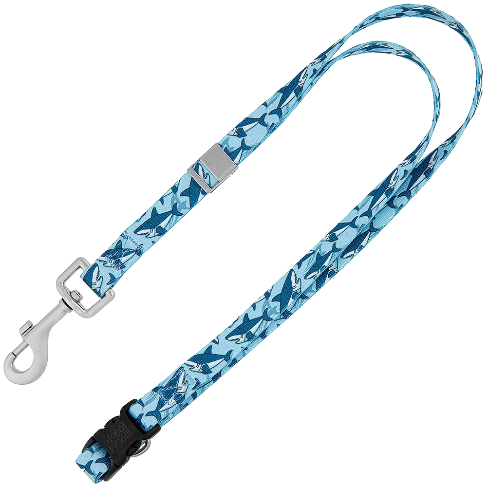 24" Polyester Loop Blue Sharks by Groom Loop