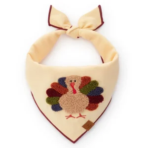 Turkey Applique Dog Bandana