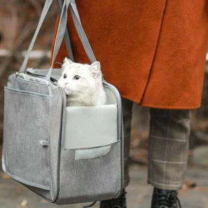 Multi-Functional Pet Backpack & Tote in Grey
