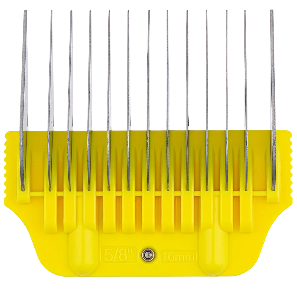 #0 5/8" Yellow Wide Attachment Comb 16 mm by Zolitta