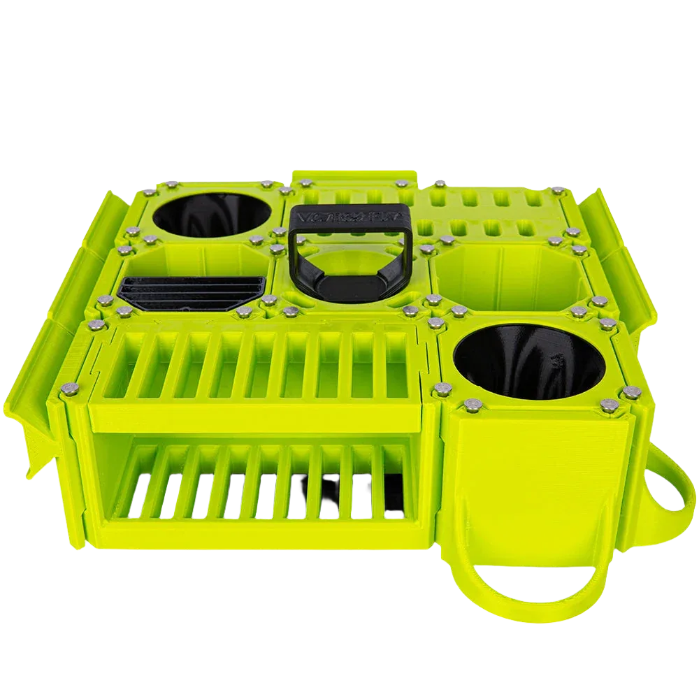 Custom Cube Tool Caddy Lime Green by Vanity Fur - Image 2