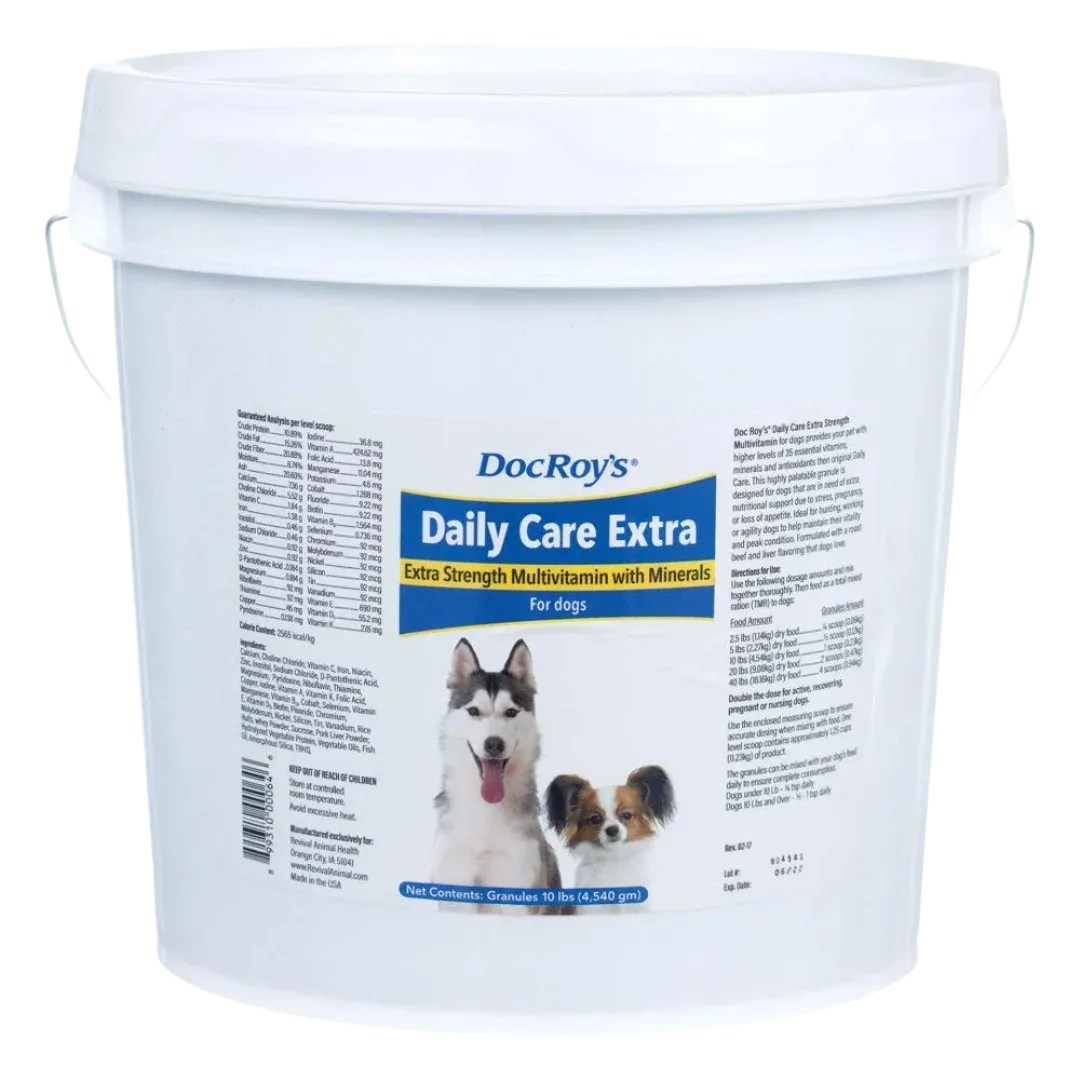 Daily Care Extra Canine 10lb by Doc Roy's