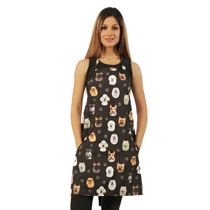 Dog Breeds Grooming Apron by Ladybird Line