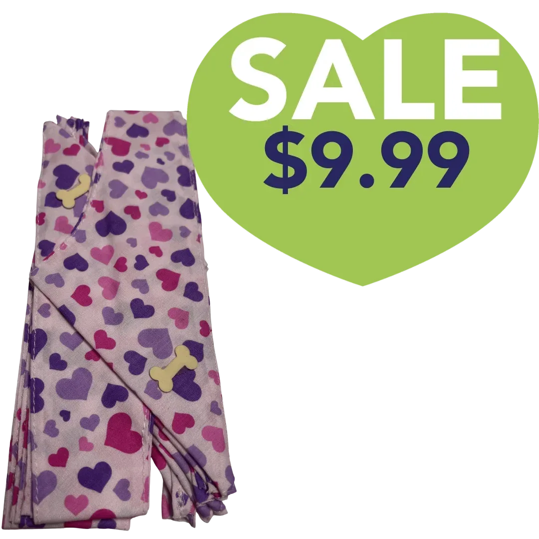 Dog Bandana Design #90 by Cecilia (Set of 10)