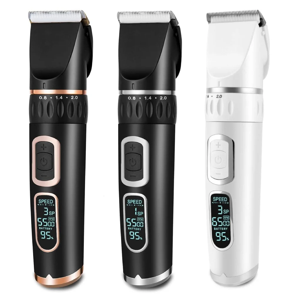 Cordless Grooming Clippers with Ceramic Blade