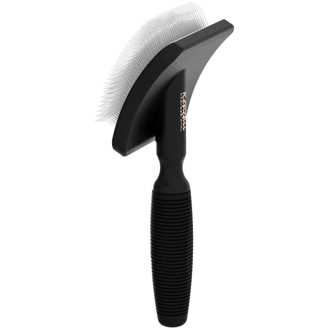 Long Pin Slicker Brush Black by Kenchii - Image 2