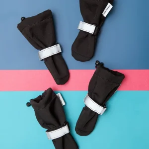 Soft Shield Dog Boots in Black