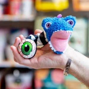 Eyesaur Jr. Crinkly Catnip Toy
