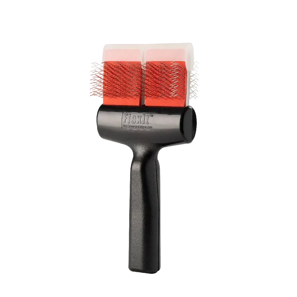 Red/Silver Undercoating Combo Double Brush by FlexIt