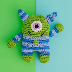 Monster Organic Knit Dog Toy