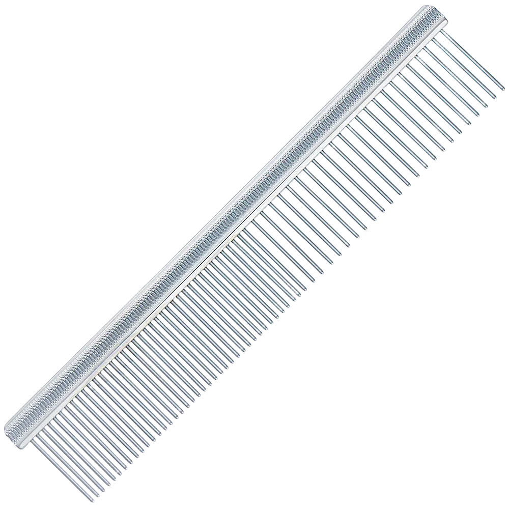 6" Premium 50/50 Sturdy Face Comb by PetStore.Direct