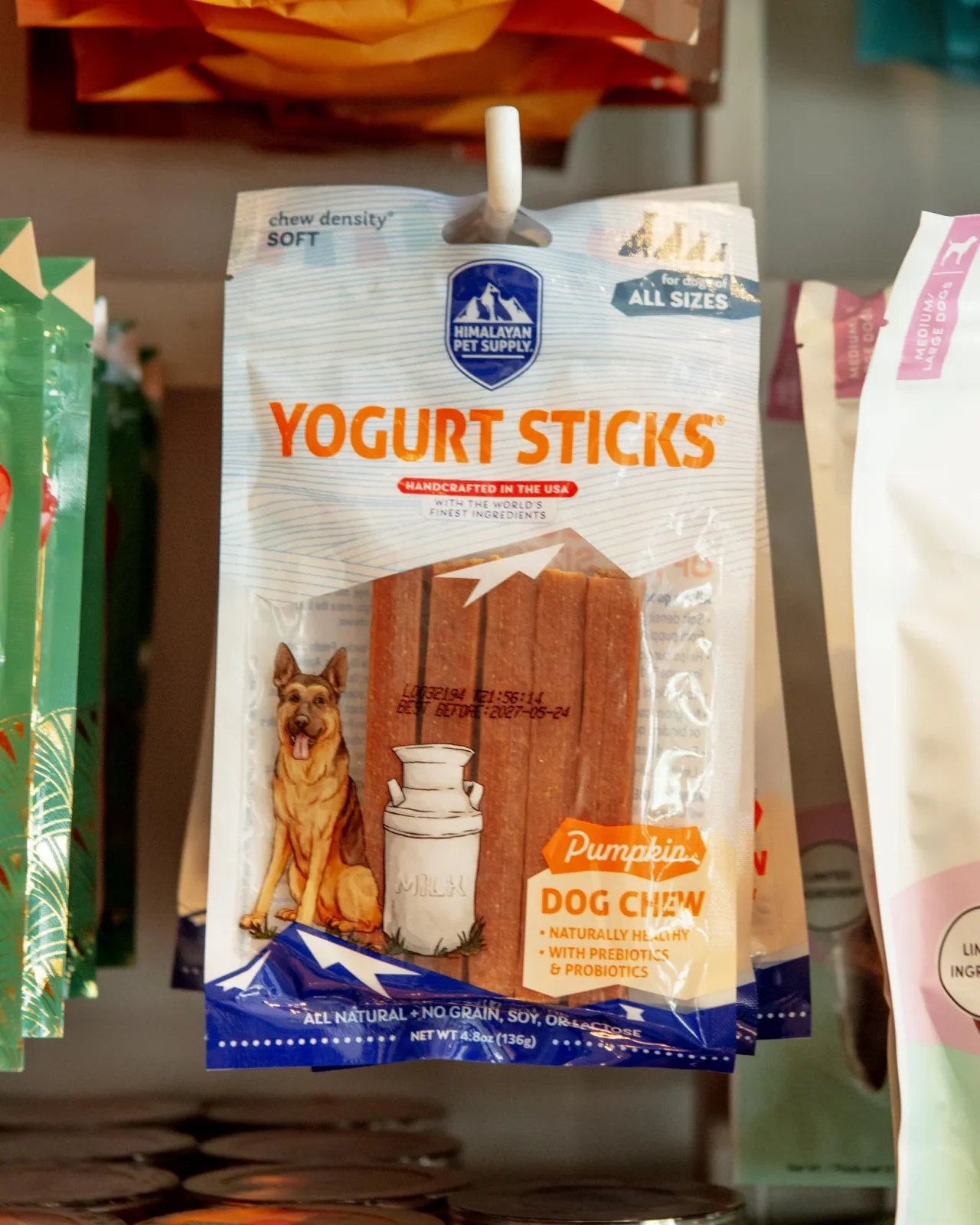 Pumpkin Yogurt Sticks Dog Treat
