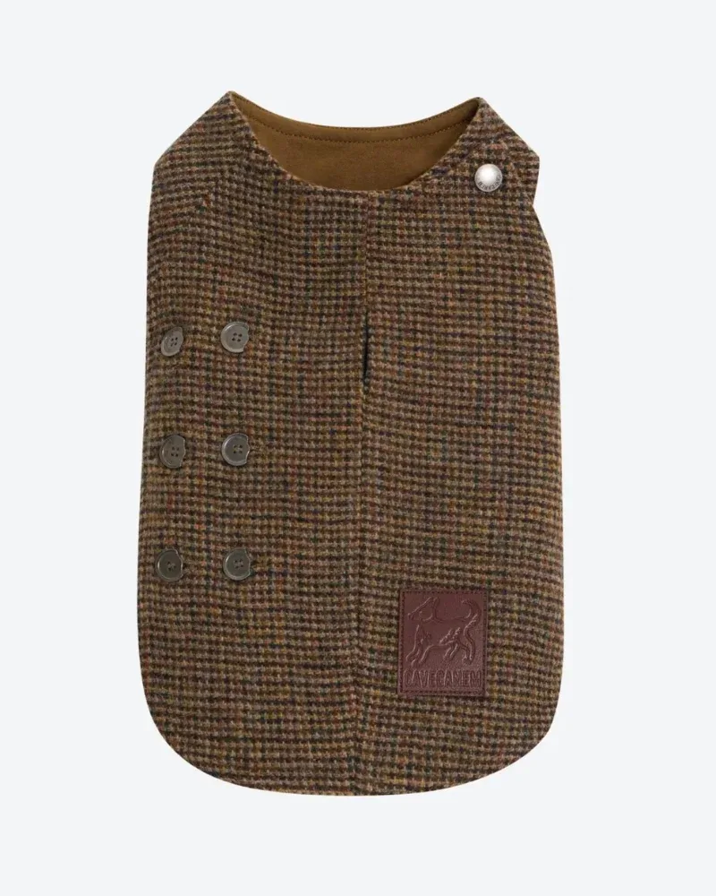 The Scotia Tweed Wool Dog Vest - Image 2