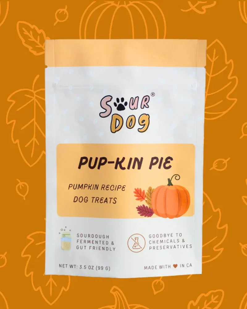 Pup-Kin Pie Pumpkin Sourdough Dog Treats