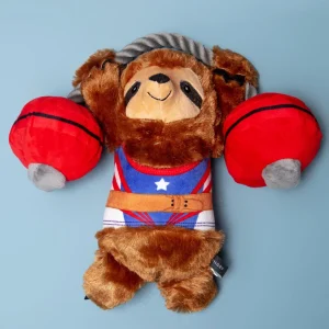 Hustle For That Muscle Speaky Plush Dog Toy (FINAL SALE)
