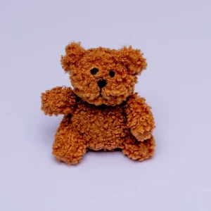 Tiny Teddy Squeaky Plush Dog Toy