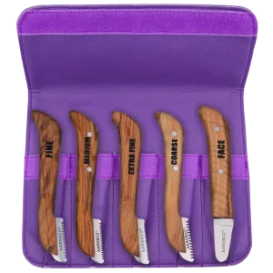 Set of 5 Right Handed Stripping Knife 723 by Aaronco