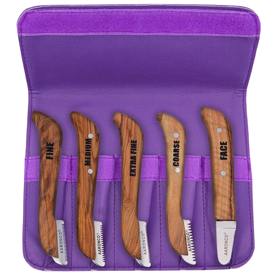 Set of 5 Right Handed Stripping Knife 723 by Aaronco