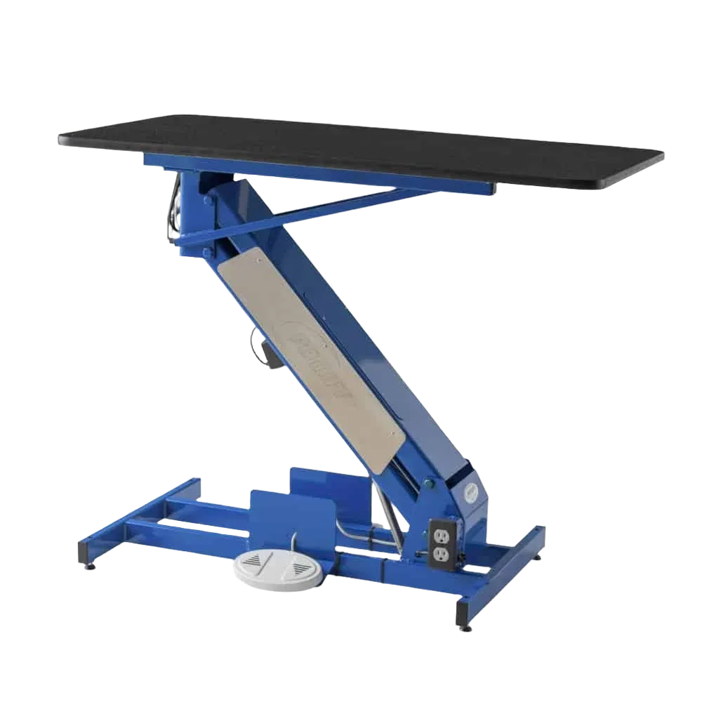 MasterLift LowRider Electric Grooming Table with Rotating Top by Petlift