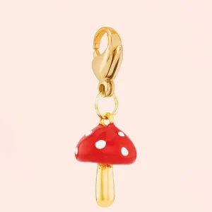 Toadstool Dog Collar Charm