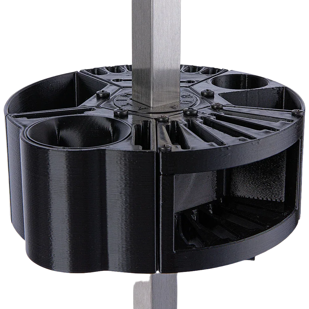 Houndabout Round Tool Caddy Black by Vanity Fur - Image 2