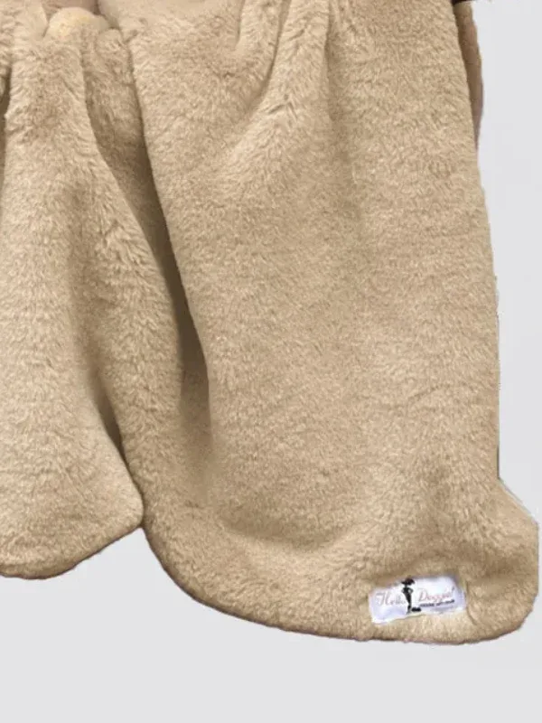 Big Baby Dog Blanket in Truffle (Made in the USA) - Image 2