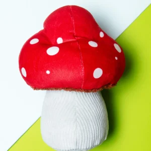 Mutt's Mushroom Squeaky Dog Toy