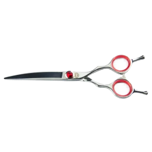6" Red Mini Curved Shear by PetStore.Direct