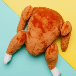 Plush Squeaky Turkey Dog Toy