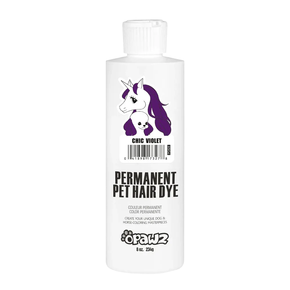 Permanent Dog Hair Dye Chic Violet 8oz by Opawz