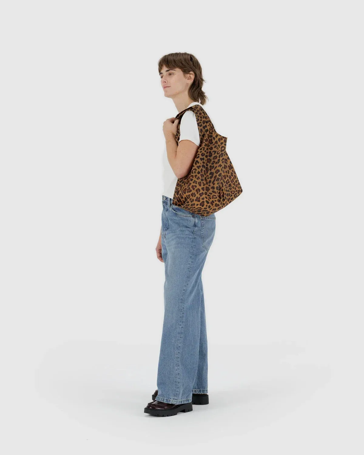 Standard Baggu Reusable Bag in Leopard - Image 2