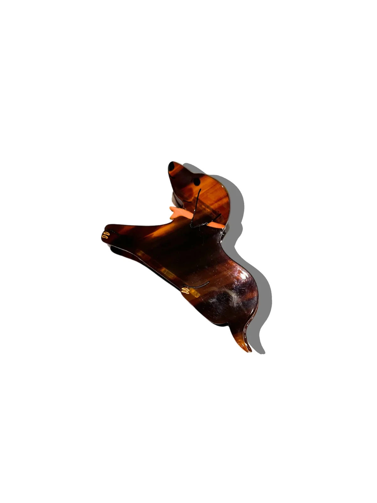 Hand Painted Dachshund Hair Clip - Image 2