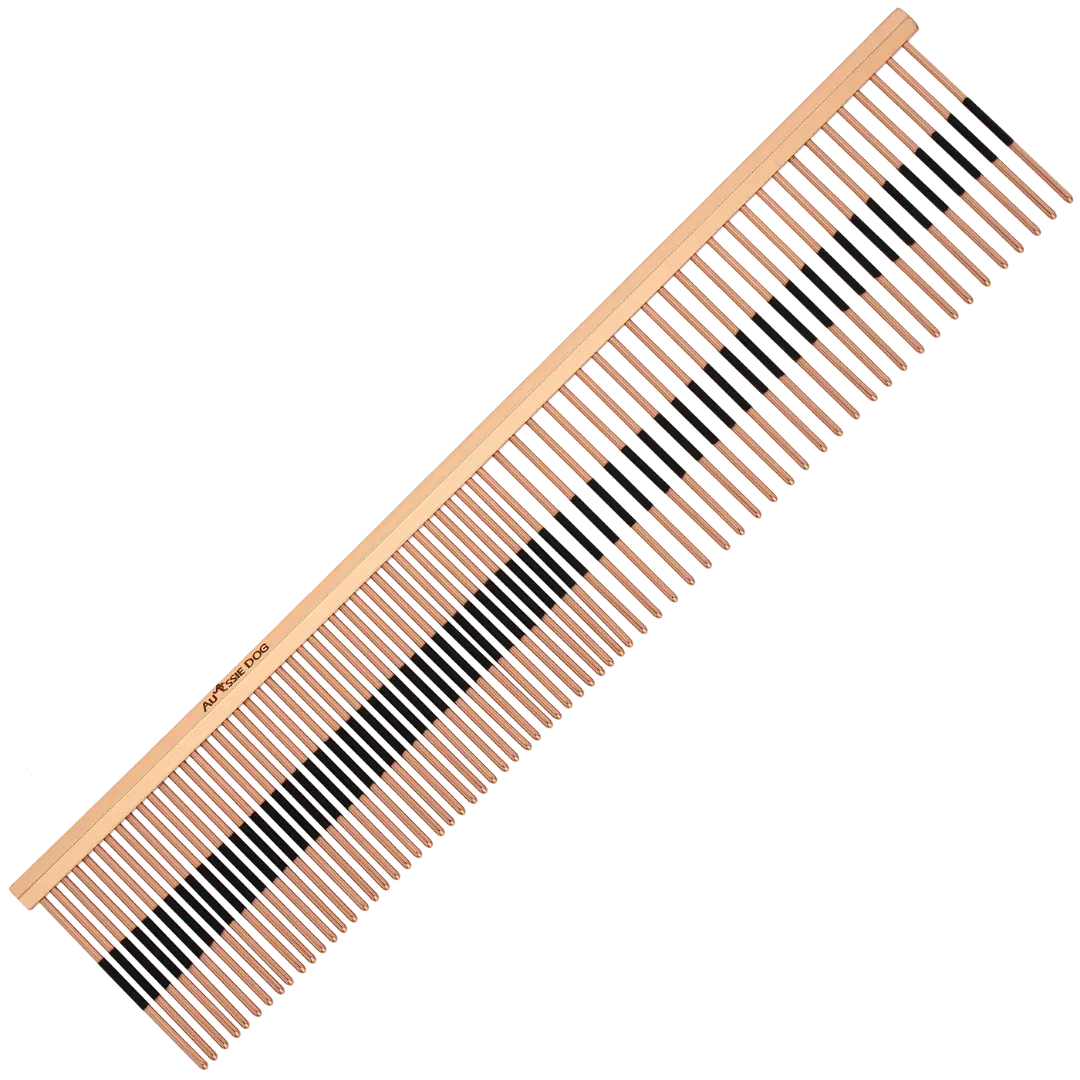 7.5" 50/50 Fluff Ionic Strip Comb by Aussie Dog
