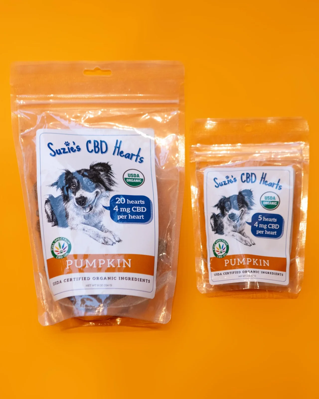 4mg CBD Dog Treats in Pumpkin - Image 2