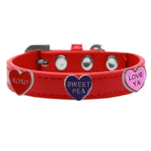 Conversation Hearts Dog Collar (Made in the USA)