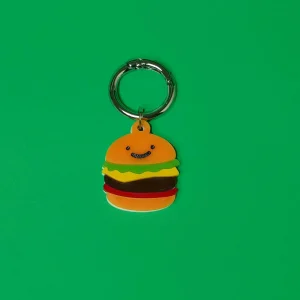 Hamburger Dog Collar Charm